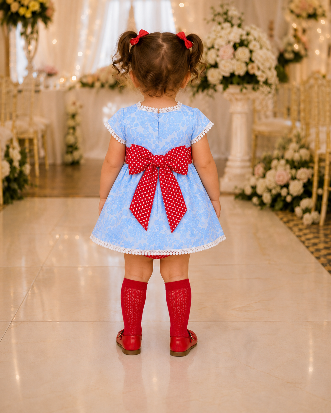 Vestido Ceremonia Flores - Imagen 4