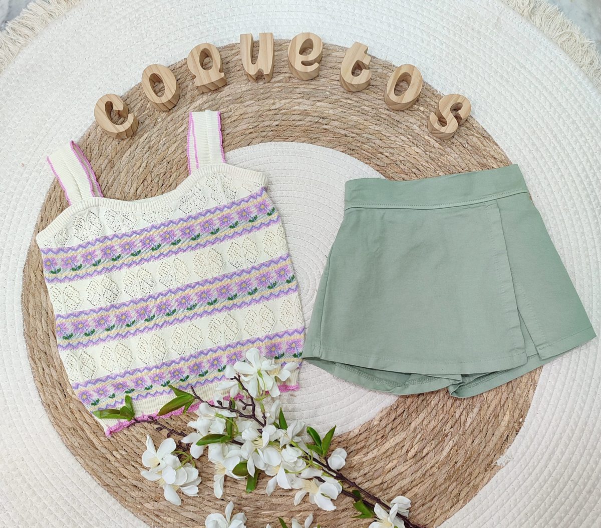 Conjunto Hilo Flores - Imagen 2